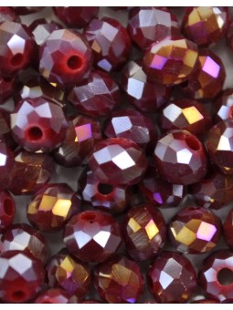 Cristalli 6 mm-CL86 Bordeaux specchiato