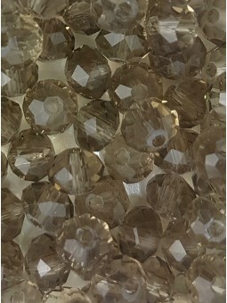 Cristalli 6 mm-CL14 Grigio fumè trasparente