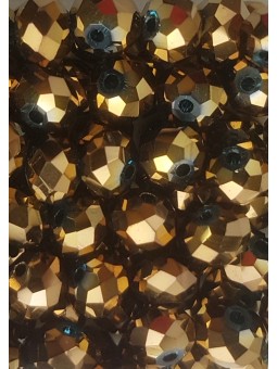 Cristalli 6 mm-CL47 bronzo metallizzato