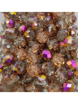 Cristalli 6 mm - 145 Oro Rosa Fucsia Cangiante