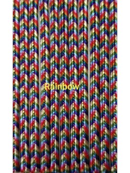 SOUTACHE GUSTUS 3mm col Rainbow conf.2MT