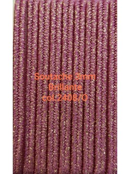 SOUTACHE BRILLANTE 3mm col.2408/Oro