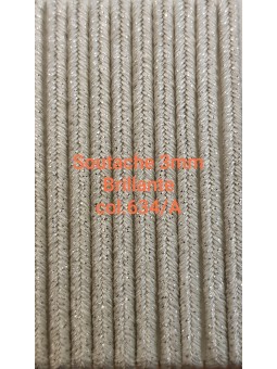 SOUTACHE BRILLANTE 3mm col.634/Argento