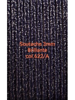 SOUTACHE BRILLANTE 3mm col.622/Argento