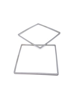 Quadrato in metallo 6pz