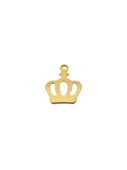 Charm corona oro 11mm