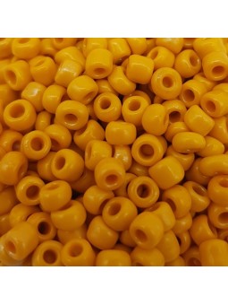 Conteria in vetro 4mm - C25 arancio