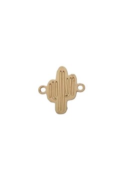 Cactus Charm ORO 12mm Doppio foro