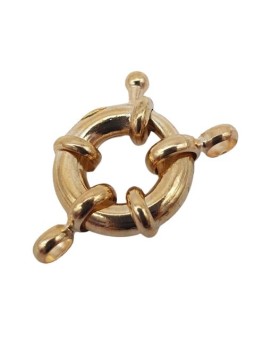 chiusura a molla da marinaio oro15mm