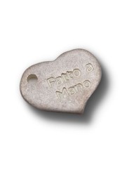 cuore made with love argento 9mm