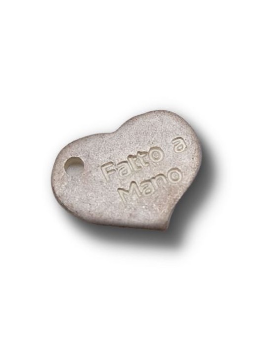 cuore made with love argento 9mm