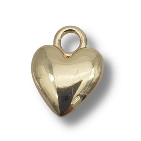 cuore oro 10x11mm