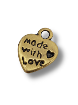 cuore made with love oro 9mm