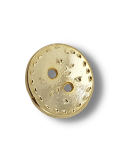 Bottone Handmade oro lucido 13mm