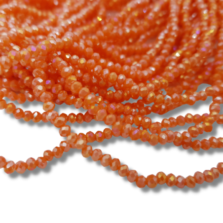 Cristalli 2.5mm 227 arancio specchiato