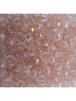 Cristalli 6 mm - SH23AB fiore di pesco