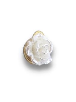 rosellina bianco perlato 9mm