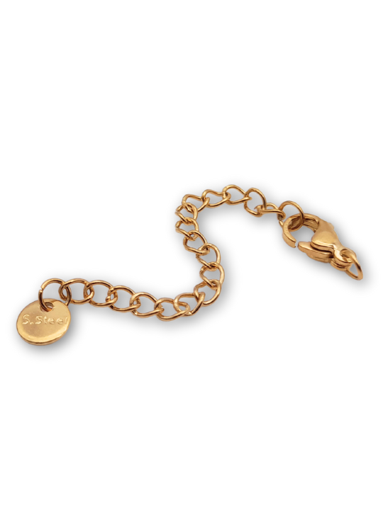 copy of set moschettoni 11mm Acciaio oro 3pz