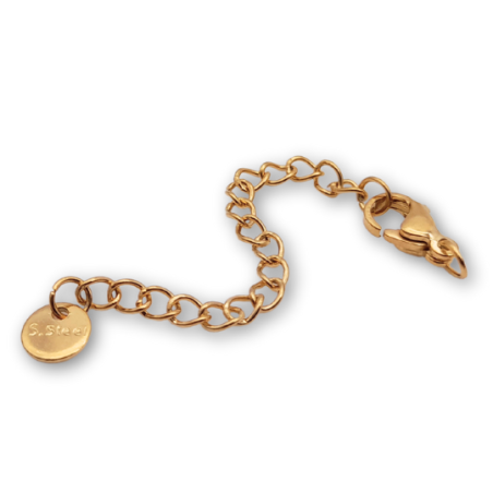 copy of set moschettoni 11mm Acciaio oro 3pz