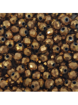 Cristalli 3,5 mm - CL47 bronzo metallizzato