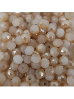 Cristalli 4 mm - 124 carne ambra