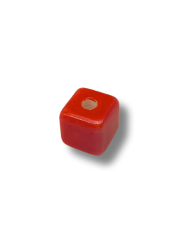 cubo di ceramica 9mm rosso 1pz