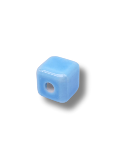 cubo di ceramica 9mm azzurro 1pz