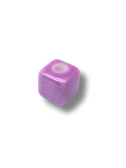 cubo di ceramica 7mm viola 1pz