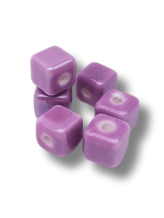 cubo di ceramica 7mm viola 1pz