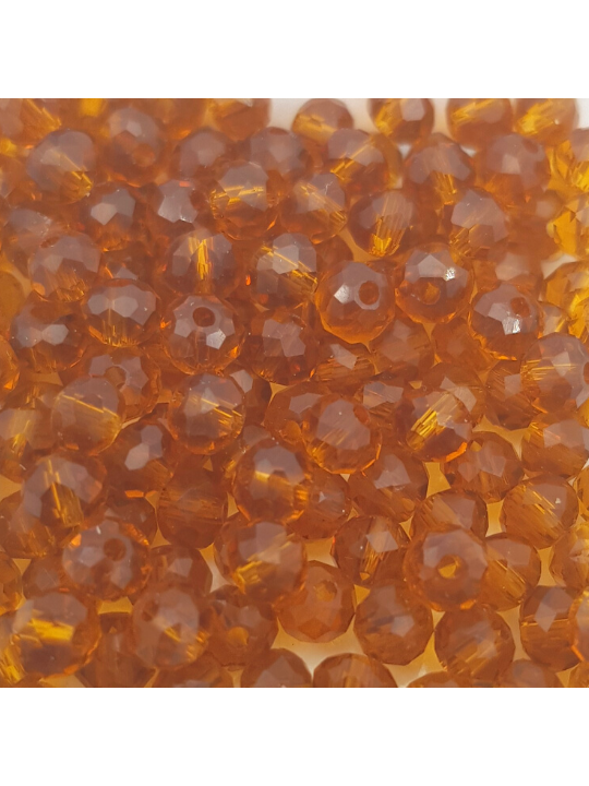 Cristalli 4 mm - CL2 Ambra trasparente