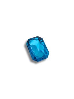 pietra crystal 18x13mm aqua