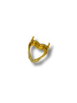 castone cuore 15x14mm