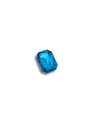 pietra crystal 14x10mm aqua