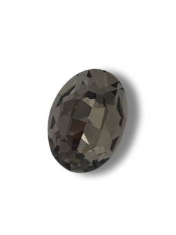 pietra ovale crystal 25x18mm black diamond