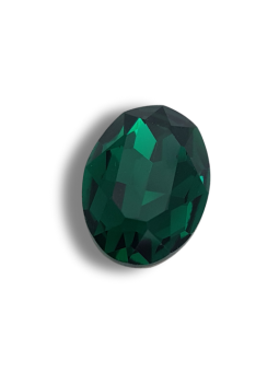 pietra ovale crystal 25x18mm emerald
