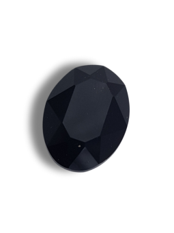 pietra ovale crystal 25x18mm jet