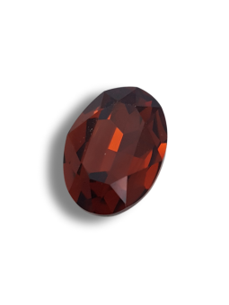 pietra ovale crystal 25x18mm smoked topaz