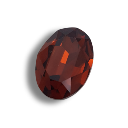 pietra ovale crystal 25x18mm smoked topaz