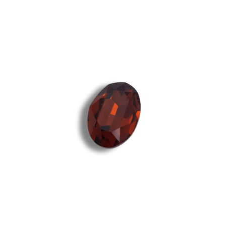 pietra ovale crystal 18x13mm smoked topaz