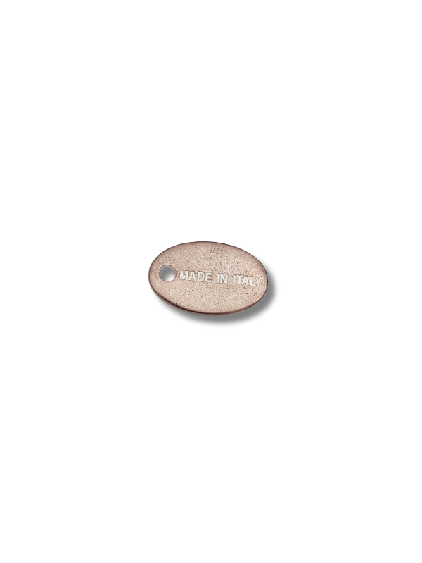 madaglietta made in italy 15x9mm oro