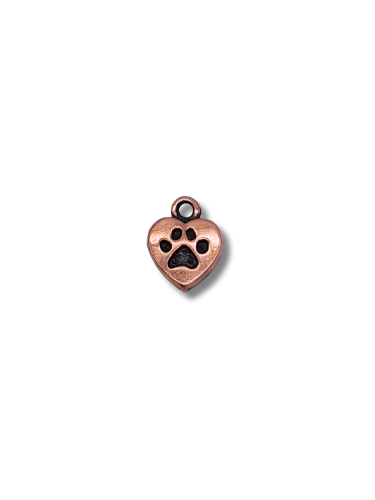 copy of cuore I LOVE MY DOG 9mm argento rosè