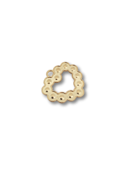 cuore strass 15mm