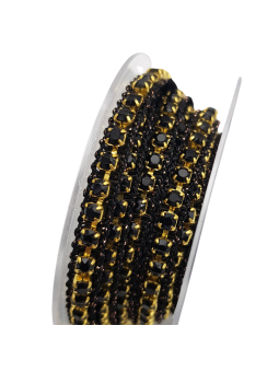 Fairy strass jet nero 20cm