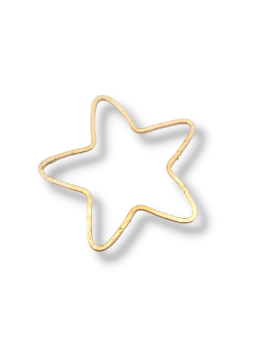 copy of Stella in metallo 22mm ORO 6 pz