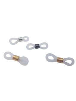 Gommino per occhiali TRASPARENTE 2pz-oro