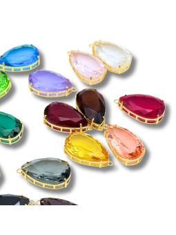 Cabochon pietra goccia 25mm