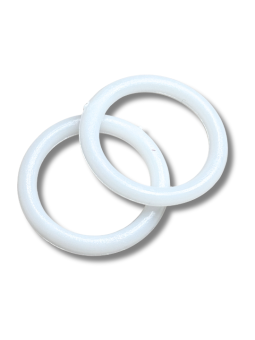 Anelli rotondi in pvc 20x27mm 10pz