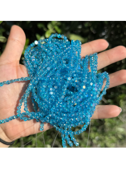 Cristalli a rondella 4mm CL9 celeste