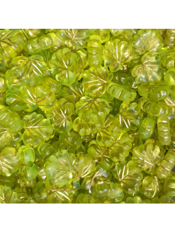 Foglioline in acrilico 11x9mm verde 1pz