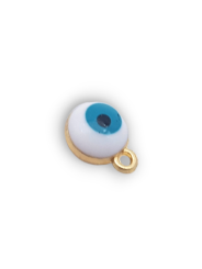 occhio di allaah bianco azzurro 7mm